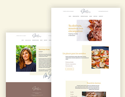 Web and editorial design for Gaudir Gastronomy
