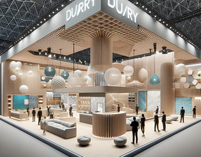 Visually impactful booth renderings generated by AI