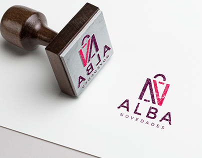 Project thumbnail - Logo ~ Alba Novedades