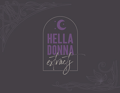 Project thumbnail - Helladonna Extracts Branding