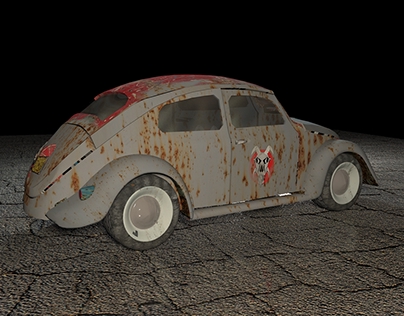 VW Beetle Rat Look