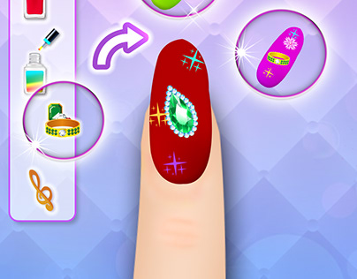 nail polish game screenshots