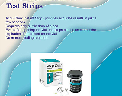 Accu-Chek Active Glucometer Test Strips Box Of 50