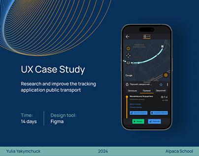 UX Case Study/ UX Presentation/ Reserch tracking app