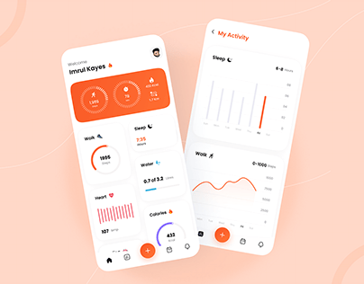 Health Tracker App (Light Mode)