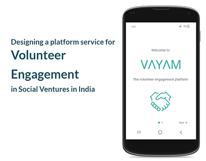Project thumbnail - Designing a Platform Service for Volunteer Engagement