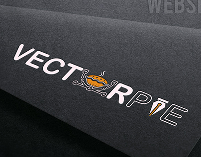 Vector Pie Logo Design for Website