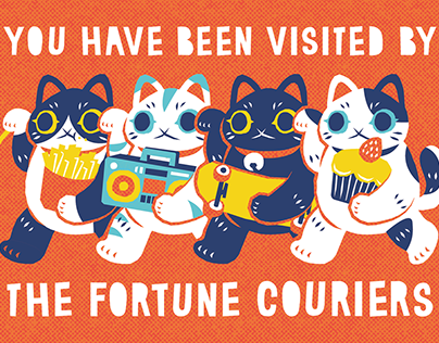 Lucky Cat - Postcard Series