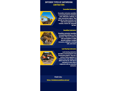 Different Types of Earthmoving Contractors