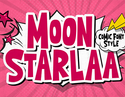 Moon Starlaa - Comic Font