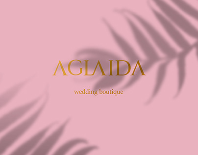 AGLAIDA | Wedding boutique logo | Лого свадебный салон