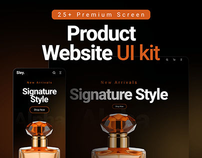 Project thumbnail - Product Website UI Kit