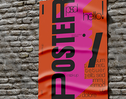 Poster Mockup Design | Mego Studio
