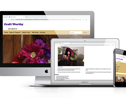 Portfolio #5: Craft Worthy accessible website