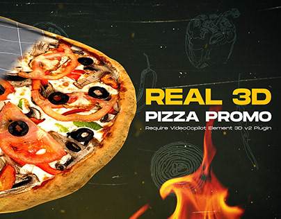 Real 3D Pizza Modern Promo