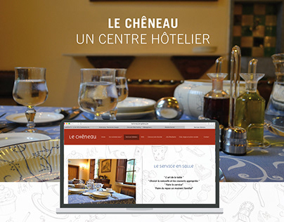 Website for an hospitality center