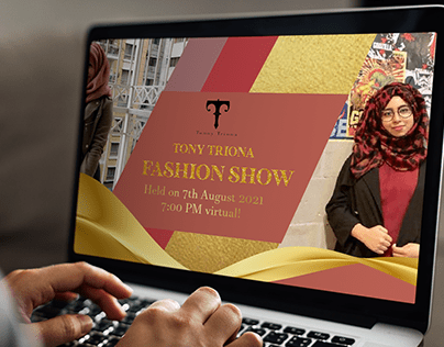 Banner for Tony Triona Fashion show