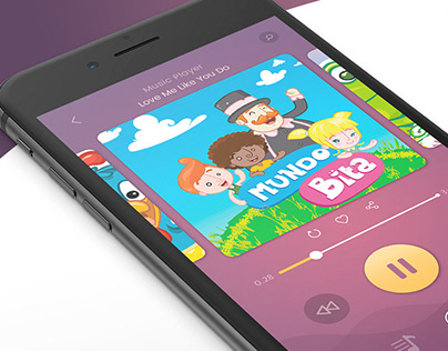 Mobile app IOS UX - UI | Music Kids