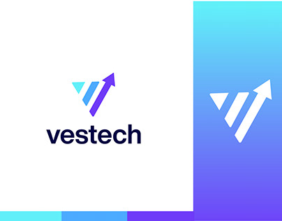 Vestech - Trading Logo, Tech Logo, Digital Agency