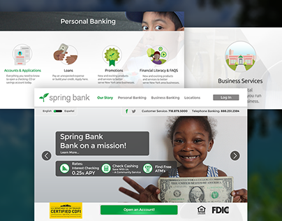 Spring Bank New York | Website