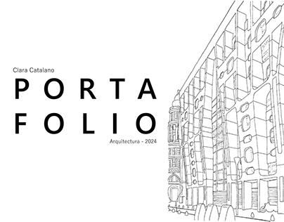 Portafolio Arquitectura Clara Catalano 2024