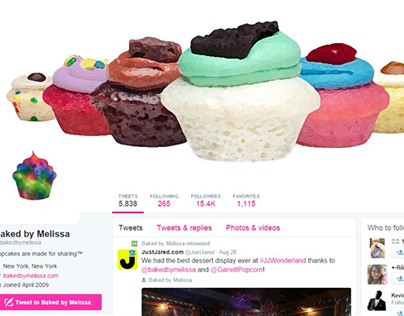 Twitter page redesigns