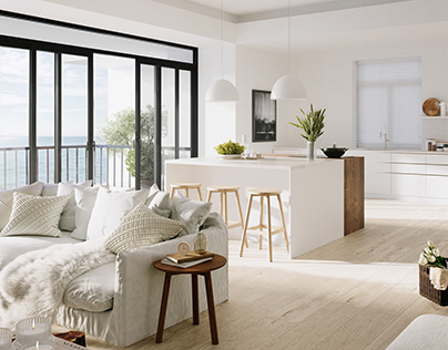 Oceanview Modern Living Room