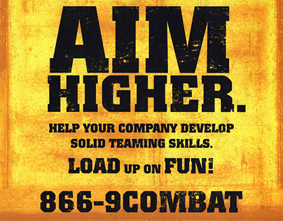Combat Sports Outdoor Laser Tag Team Building Campaign