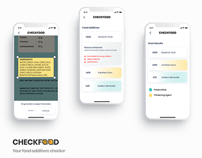Checkfood App (UI Design)