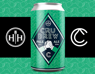 Hargreaves Hill x Cru Brew Collab Beer Label