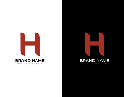 minimal H Modern Letter logo, Branding logo, Logos,