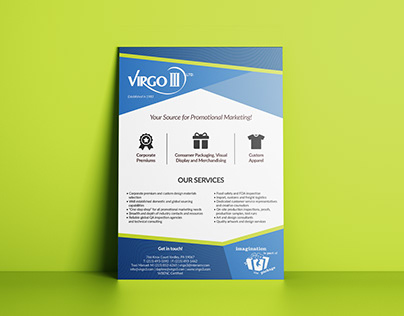 Flyer Design for Virgo III Ltd.
