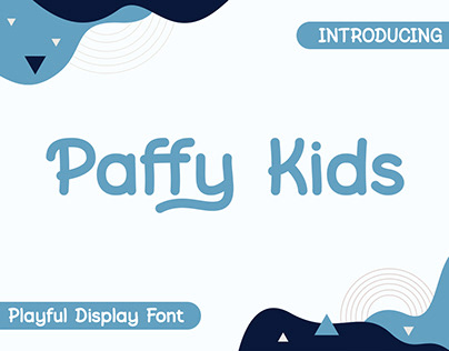 Paffy Kids - Playful Display Font