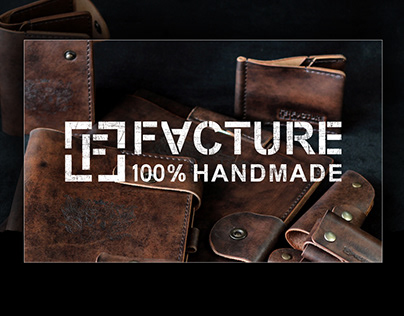 FACTURE handmade leather accessories — redesign website