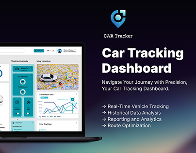 Car Tracking Dashboard Design