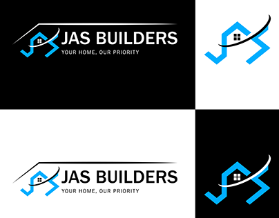 JAS BUILDERS | REAL ESTATE BUSINESS COMPANY | LOGO
