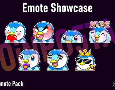 Piplup Twitch Emotes