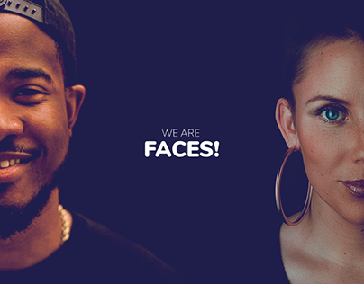 Brand identity and website for FACES