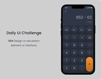 Daily UI Challenge | 004 | Calculation