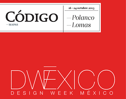 Mapa DESIGN WEEK MÉXICO 2013