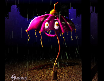 Umbrella Character (Motion Graphics)
