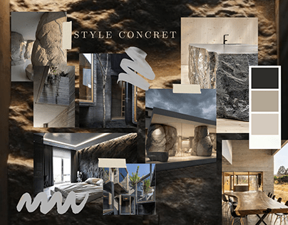 Style Concret moodboard