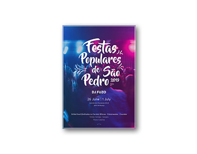 Festas Populares - flyer