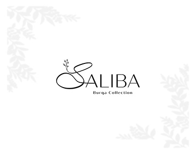 SALIBA burqa collection Logo Design