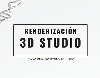 RENDERIZACION 3D STUDIO