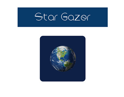 UI kit for Star Gazer App