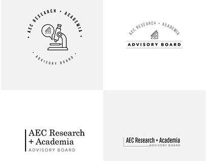 AEC Research + Academia Logo Study