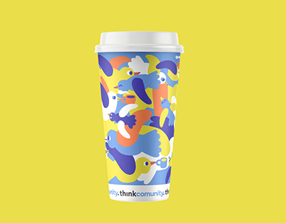 Coffee Cup Design for Think Coffee
