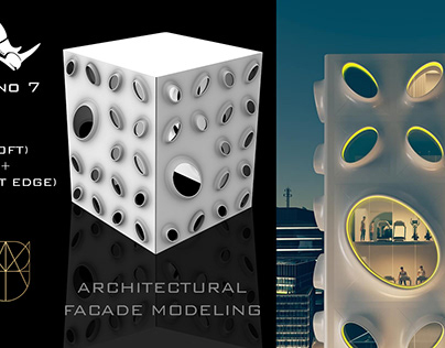 | Rhino 7 - Facade Modeling (Architectural Modeling)