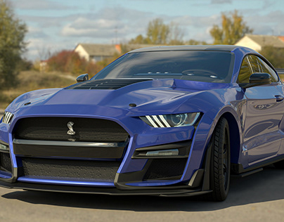 Ford Mustang Shelby GT_500 - 3D Modeling